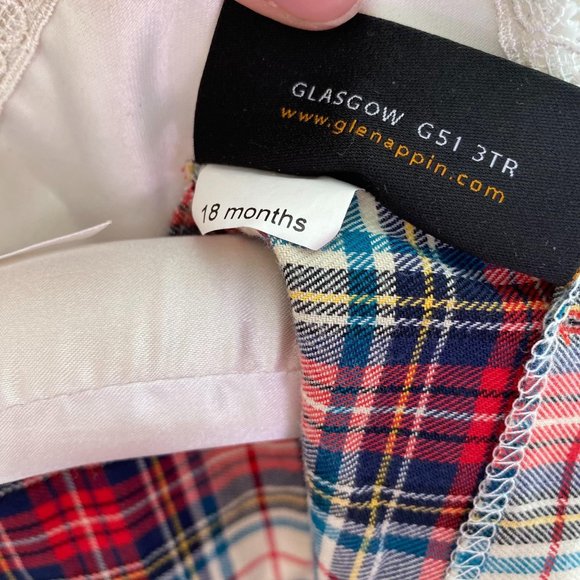 Glen Appin of Scotland Plaid Holiday Dress 18 Months - Picture 5 of 9